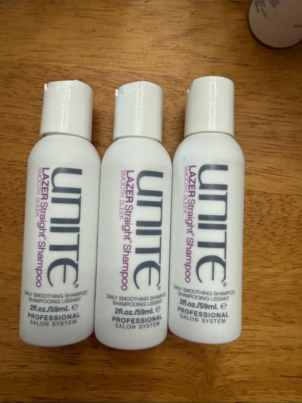 Unite Lazer Straight Daily Smoothing Shampoo travel size
